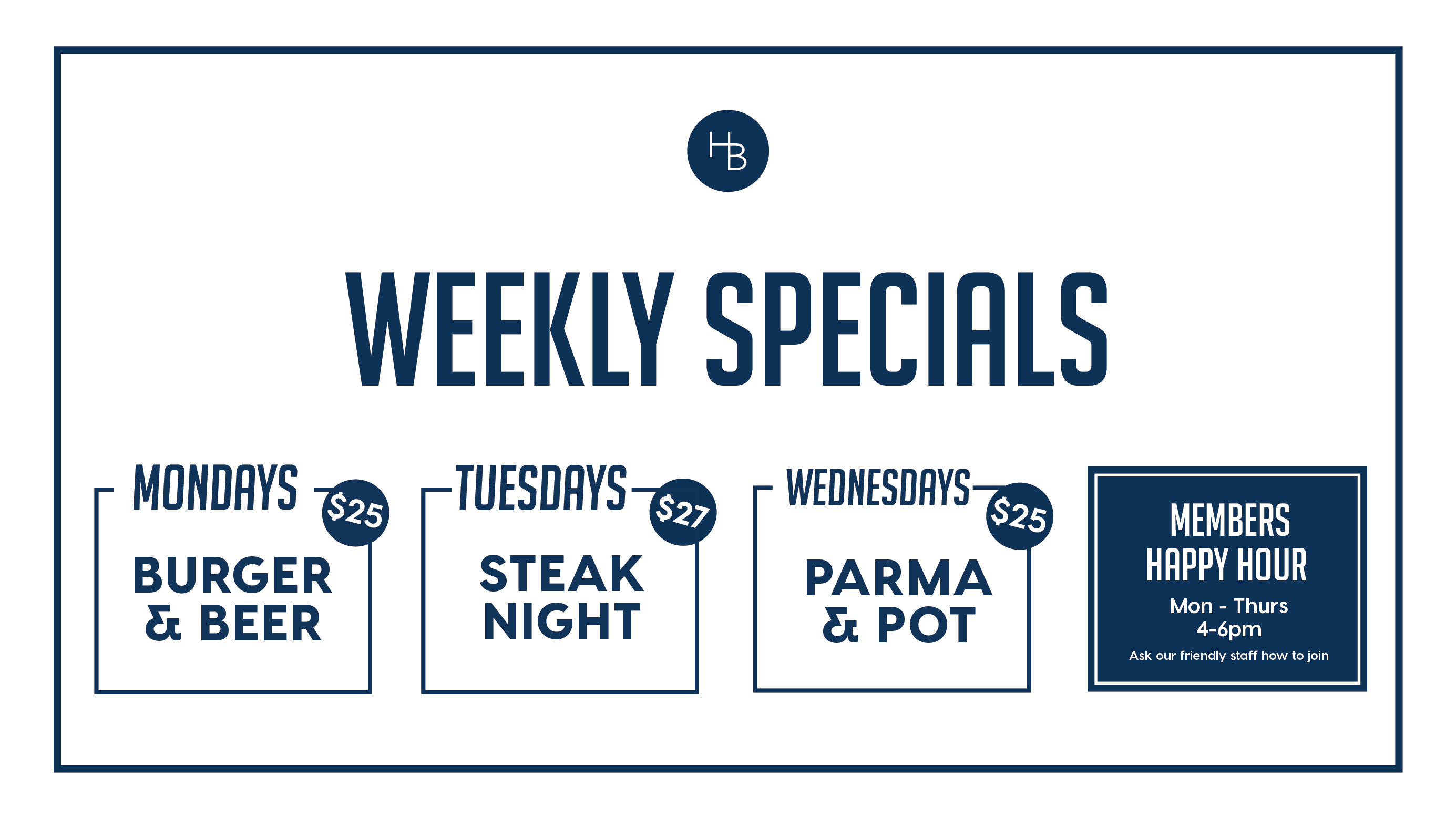 Weekly Specials