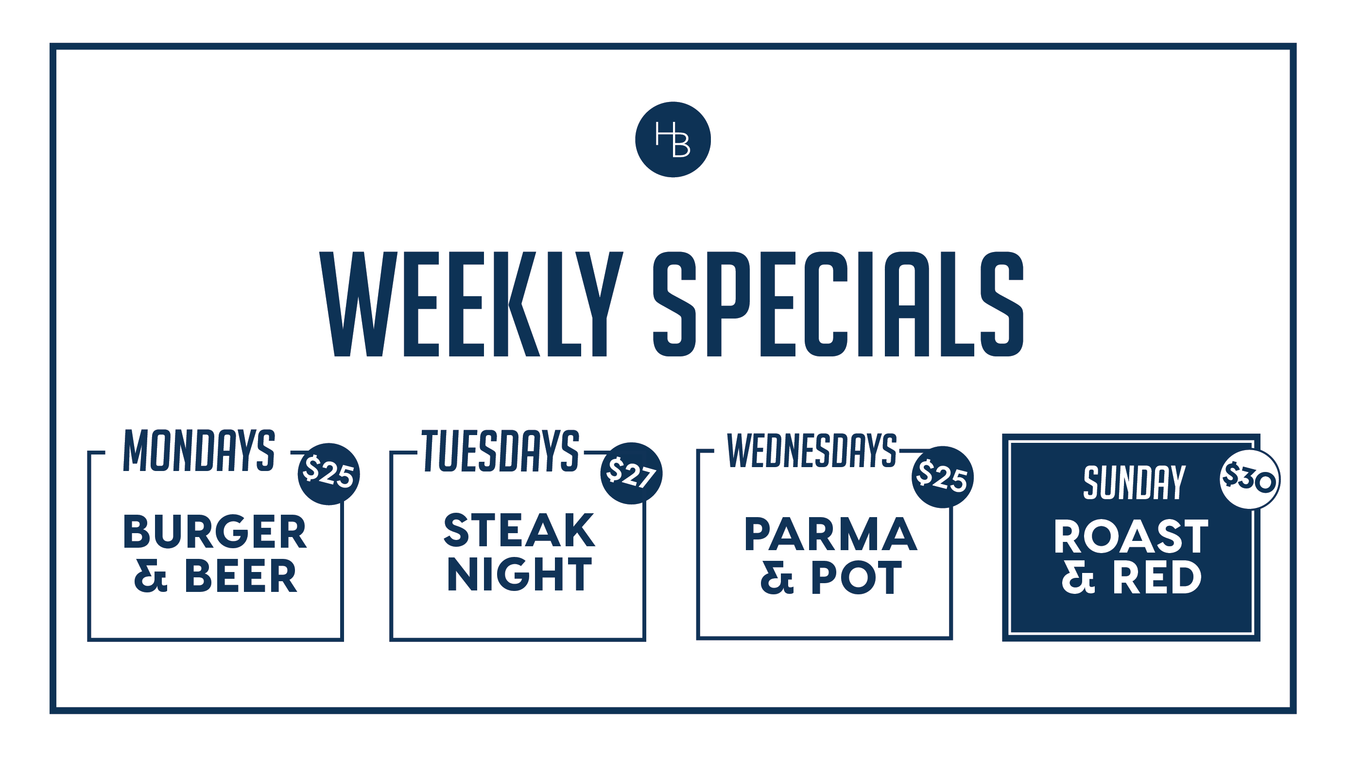 Weekly Specials