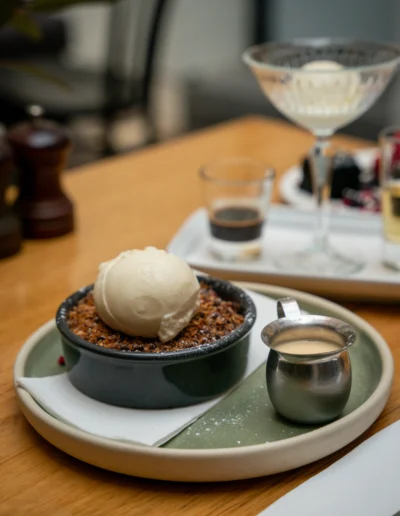 Apple & Rhubarb Crumble
